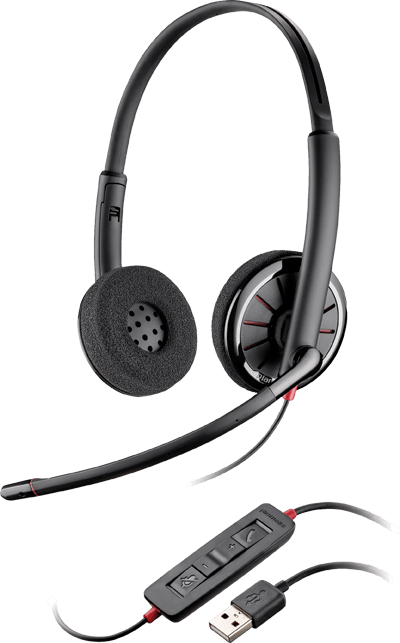 Plantronics Blackwire 320, Over-the-head, Binaural