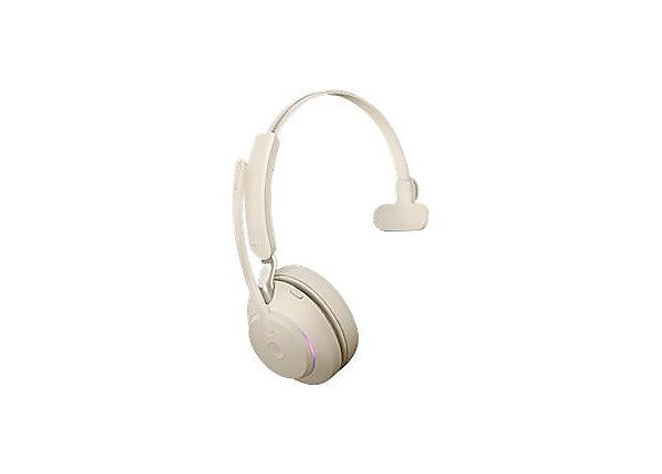 Jabra Evolve2 65 MS Mono Bluetooth Headset, USB-A, Charging